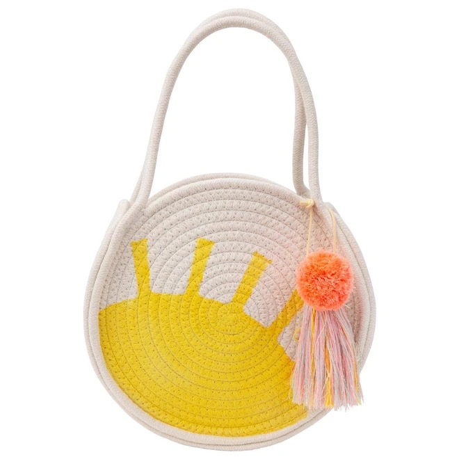 CHQEL Handmade Cotton Rope Crossbody Bag, Trendy Summer, Travel, Beach