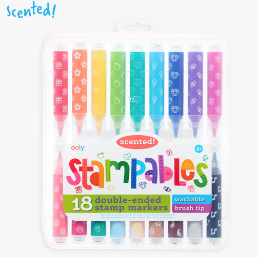 stampables scented double-ended stamp markers (18) - mod mama