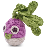 myum organic hand crocheted rattle buddy (multiple styles)