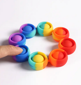 umaid (faire) rainbow popper bracelet
