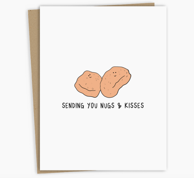 rockdoodles (faire) nugs & kisses card