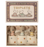 Maileg maileg baby mice, triplets in matchbox