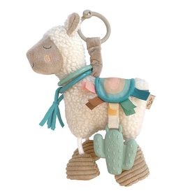 Itzy ritzy itzy ritzy llama activity plush with teether