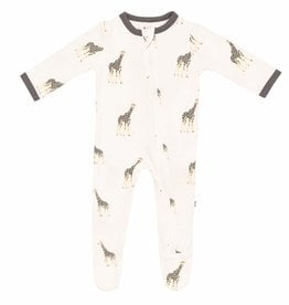kyte baby kyte baby printed footie giraffe, jurassic, stream shark, moo