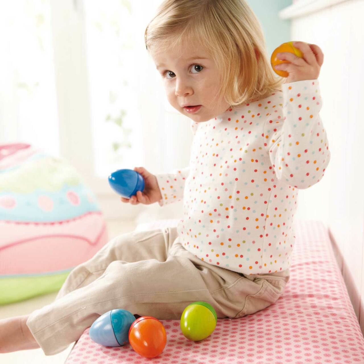 Haba haba musical eggs