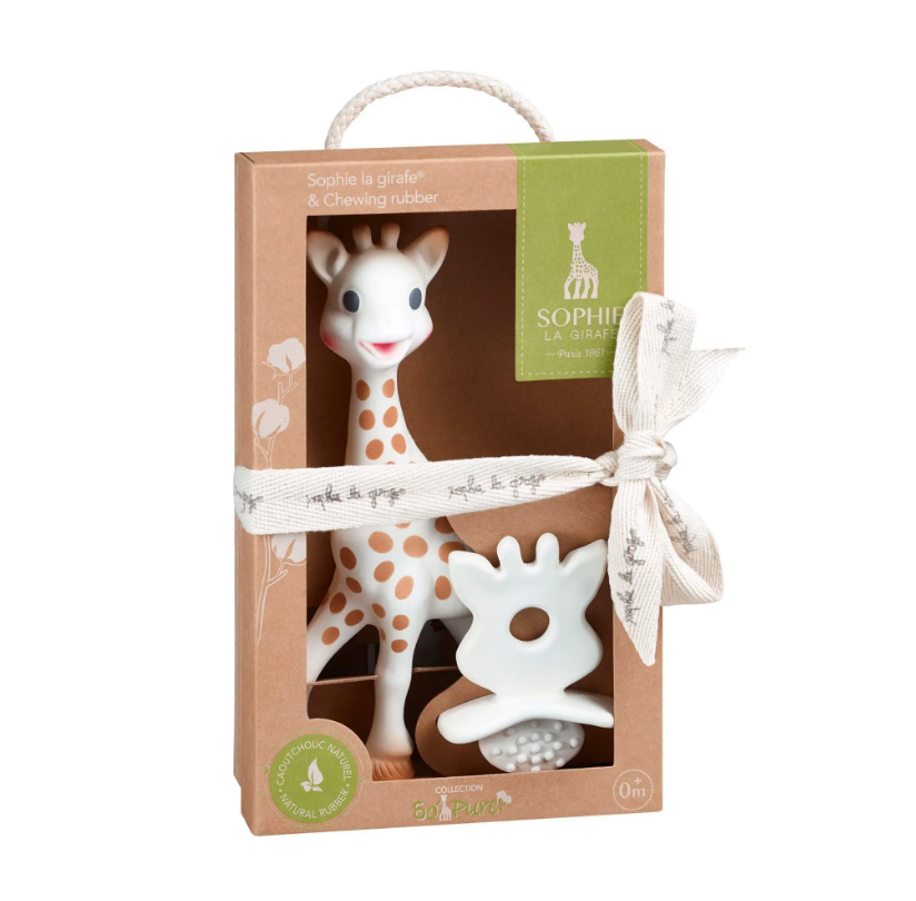 Calisson sophie the giraffe & chewing rubber