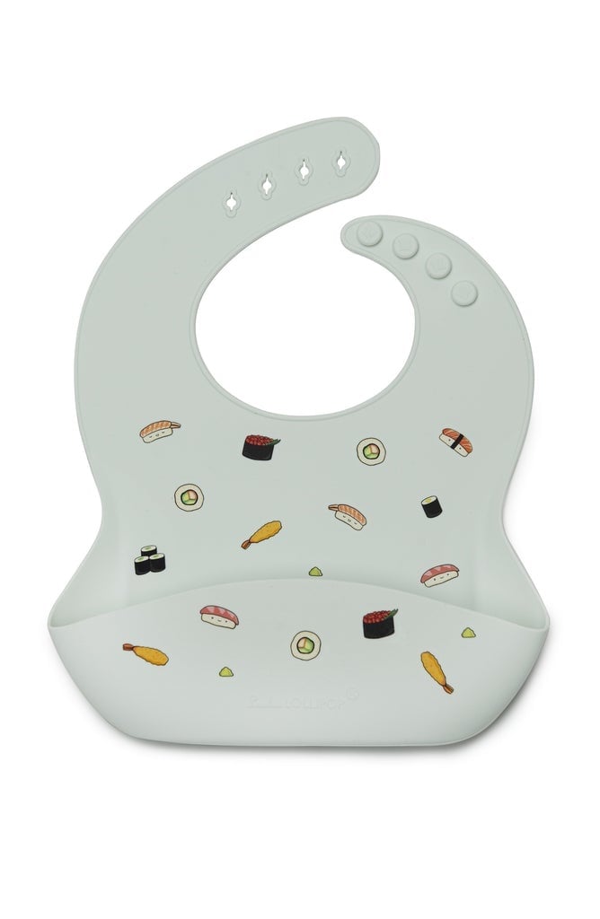 loulou lollipop loulou lollipop printed silicone bibs