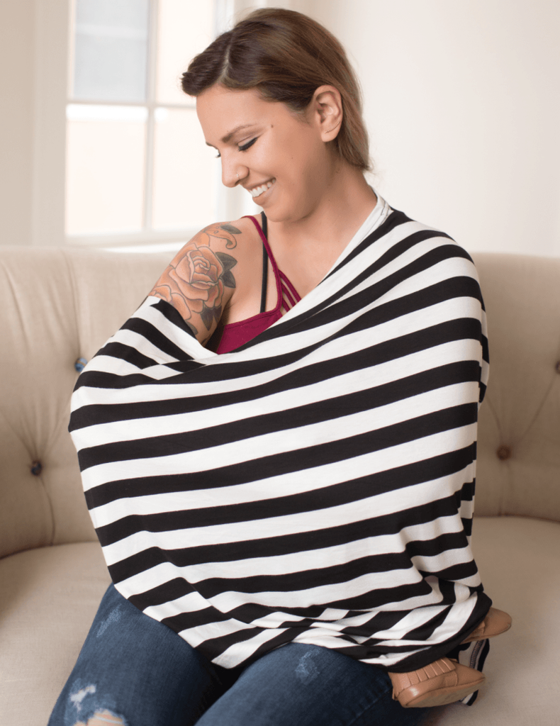 Itzy ritzy itzy ritzy mom boss 4-In-1 multi-use nursing cover & scarf