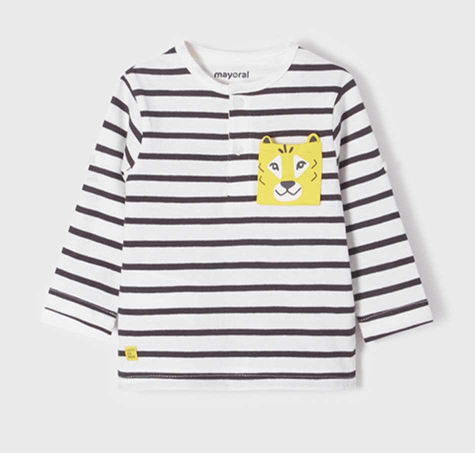 Mayoral mayoral baby striped tee