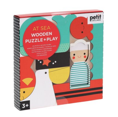 Petit Collage wooden puzzle & play