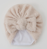 golden dot lane baby sherpa turban (0-12m)