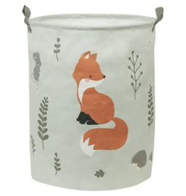 little lovely company cotton storage basket, 16"x20"