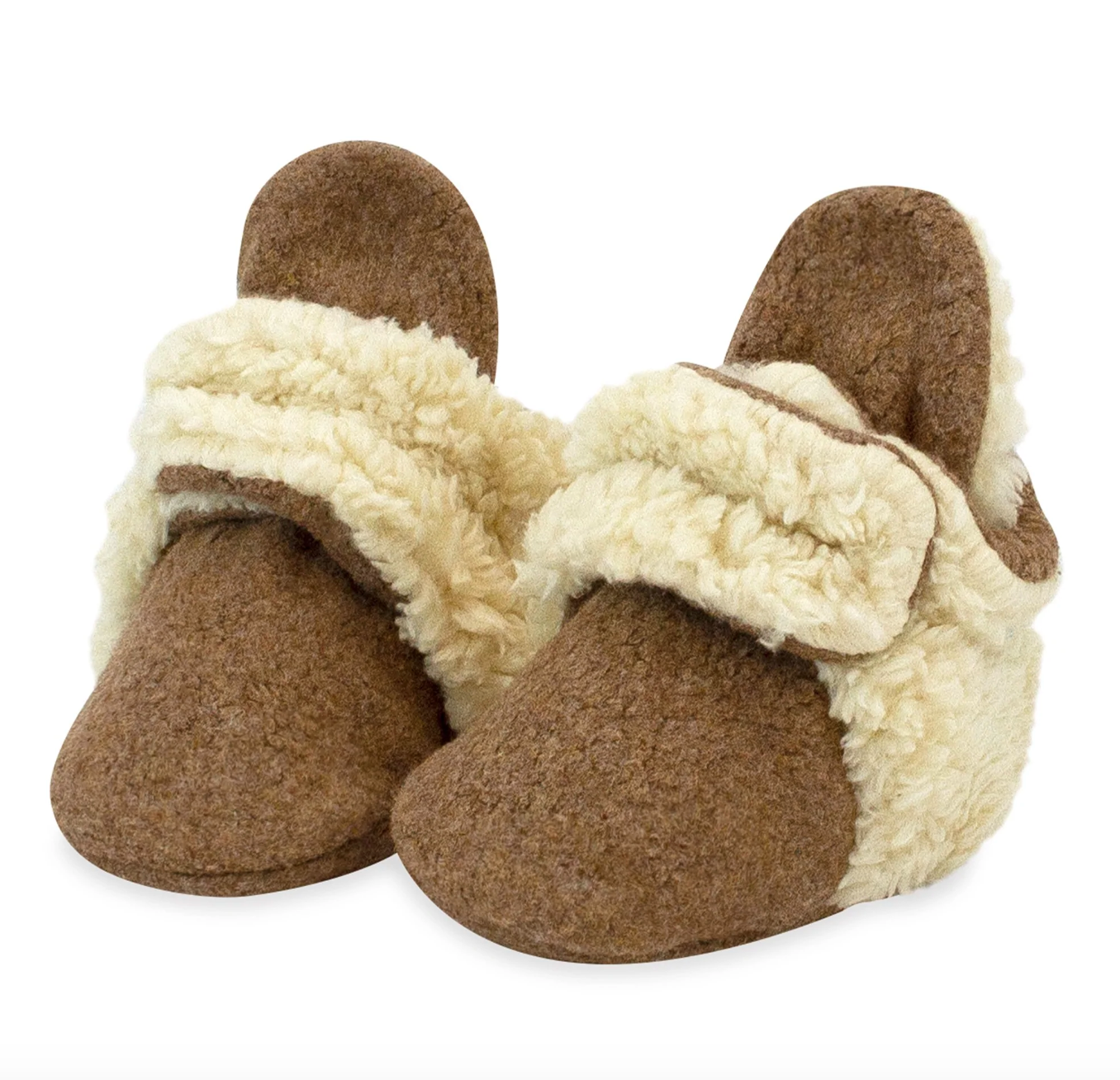 Zutano zutano fleece & furry booties