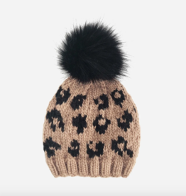 the blueberry hill the blueberry hill cheetah pom hat (more colors)