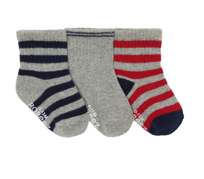 robeez robeez socks, 3 pack