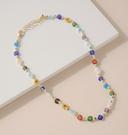 avenue zoe murano glass bead necklace