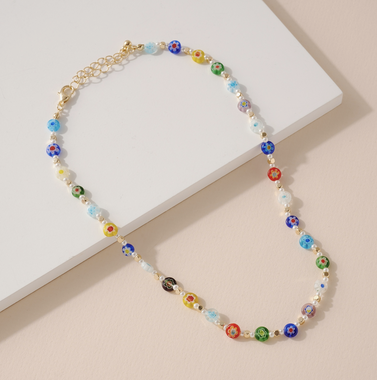 avenue zoe murano glass bead necklace