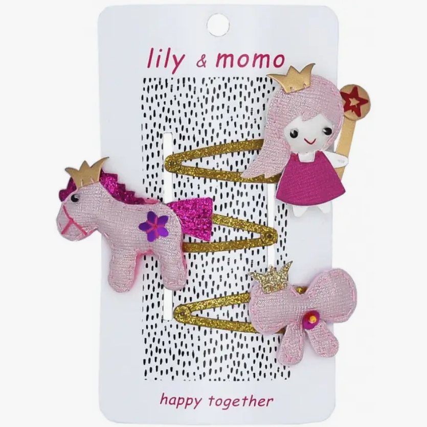 lily & momo lily & momo princess hair clips