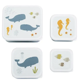 little lovely company lunch & snack box, set of 4