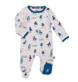 magnetic me magnetic me organic cotton footie