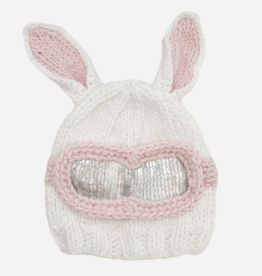 the blueberry hill bunny ski goggles hat