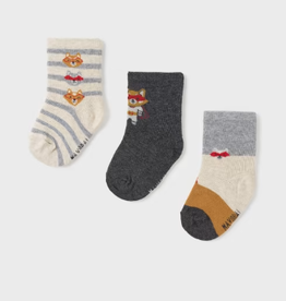 Mayoral mayoral fox socks, set of 3