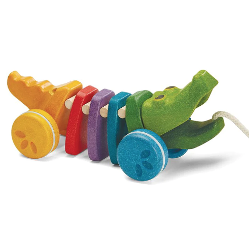 plan toys (faire) plantoys rainbow alligator