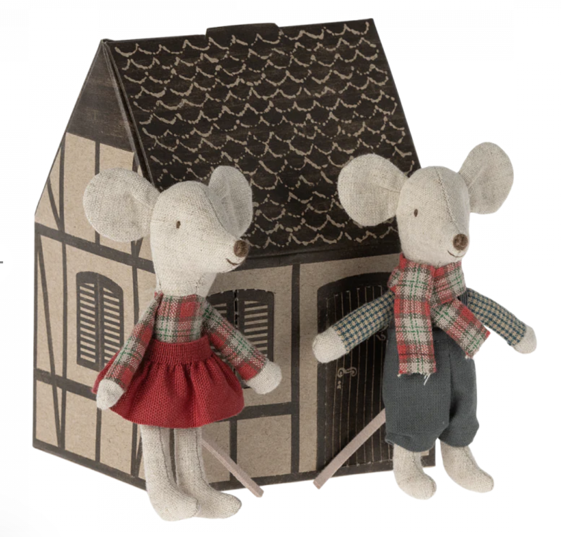 Maileg maileg baby mice, winter twins in house
