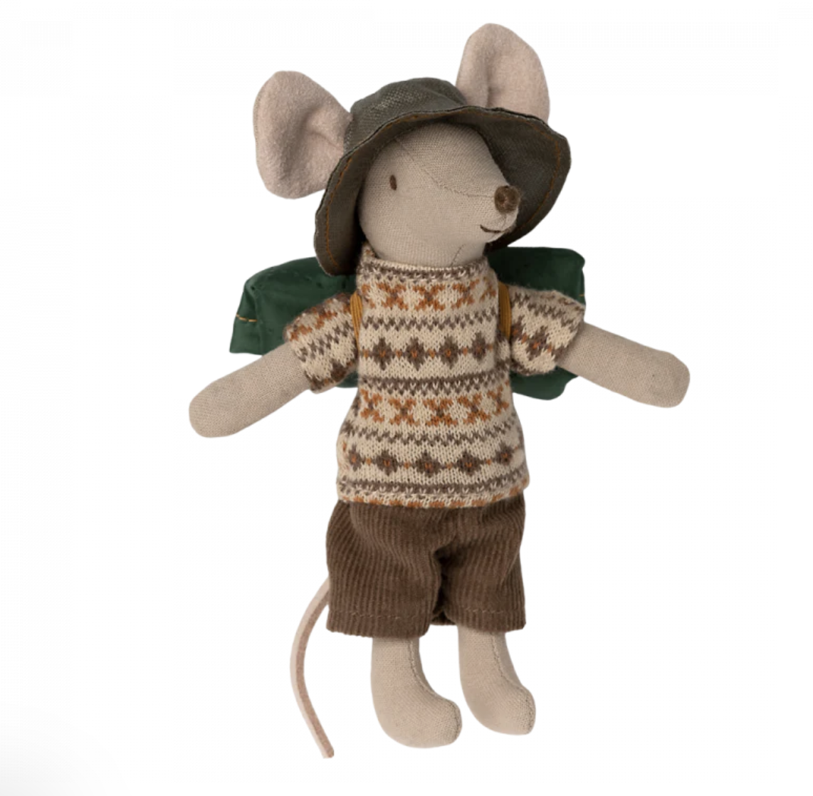 Maileg maileg hiker mouse, big brother winter