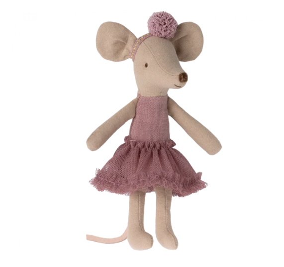 Maileg maileg big sister ballerina mouse, heather