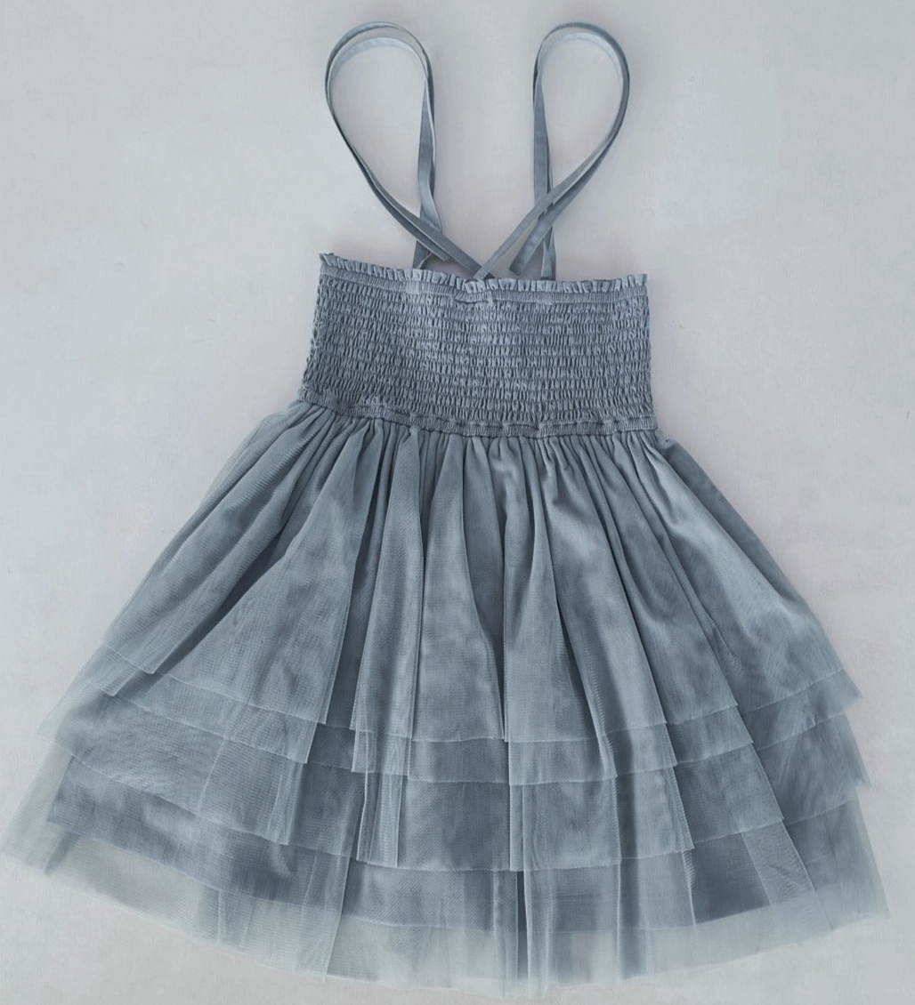 yobaby blue tulle dress