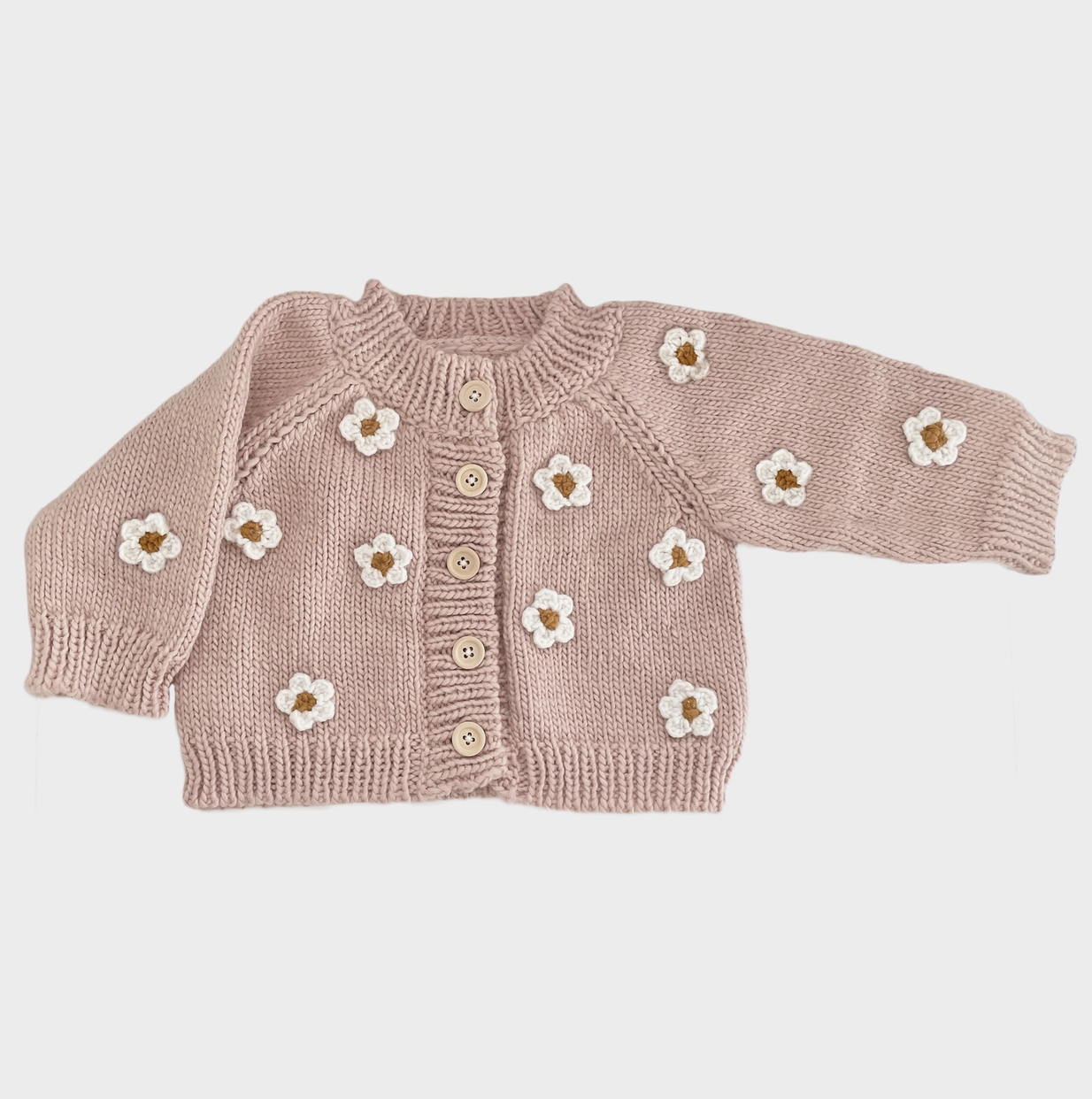 the blueberry hill flower cardigan