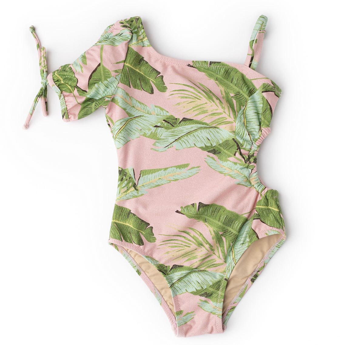 shade critters shade critters cabana palm puff sleeve swimsuit