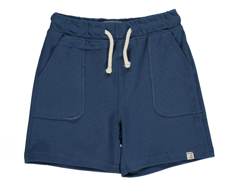 me & henry me & henry navy pique shorts