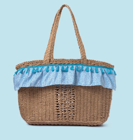 Mayoral mayoral capri tassel straw bag