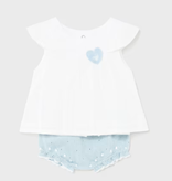 Mayoral mayoral 2 piece heart knit set