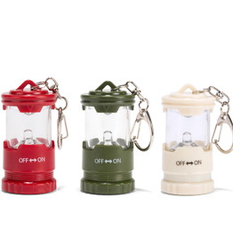 kikkerland mini lantern keychain, asst colors