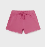 Mayoral mayoral trimmed magenta shorts