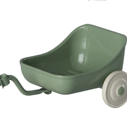 Maileg maileg tricycle, hanger, and basket set (green)