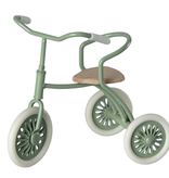 Maileg maileg tricycle, hanger, and basket set (green)