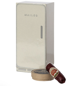 Maileg maileg mouse cooler/fridge w/ salami & cheese