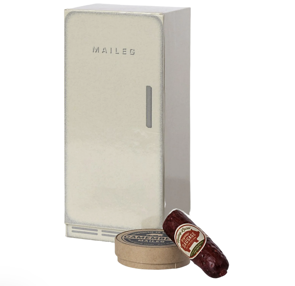 Maileg maileg mouse cooler/fridge w/ salami & cheese