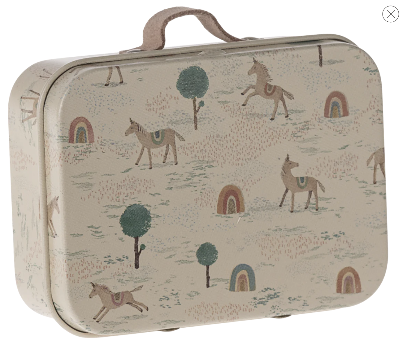 Maileg maileg micro suitcase, des licornes