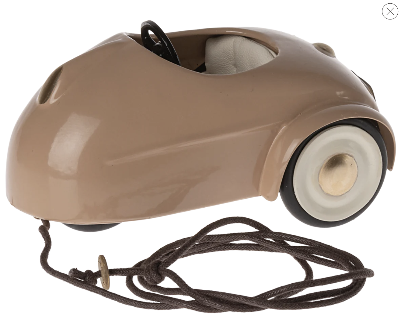 Maileg maileg mouse car, dark powder