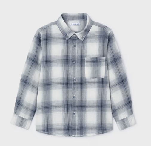 Mayoral mayoral sky plaid buttondown