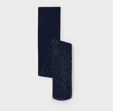 Mayoral mayoral navy metallic tights