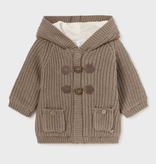 Mayoral mayoral lined & hooded cardigan