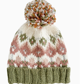 the blueberry hill the blueberry hill fair isle pom hat
