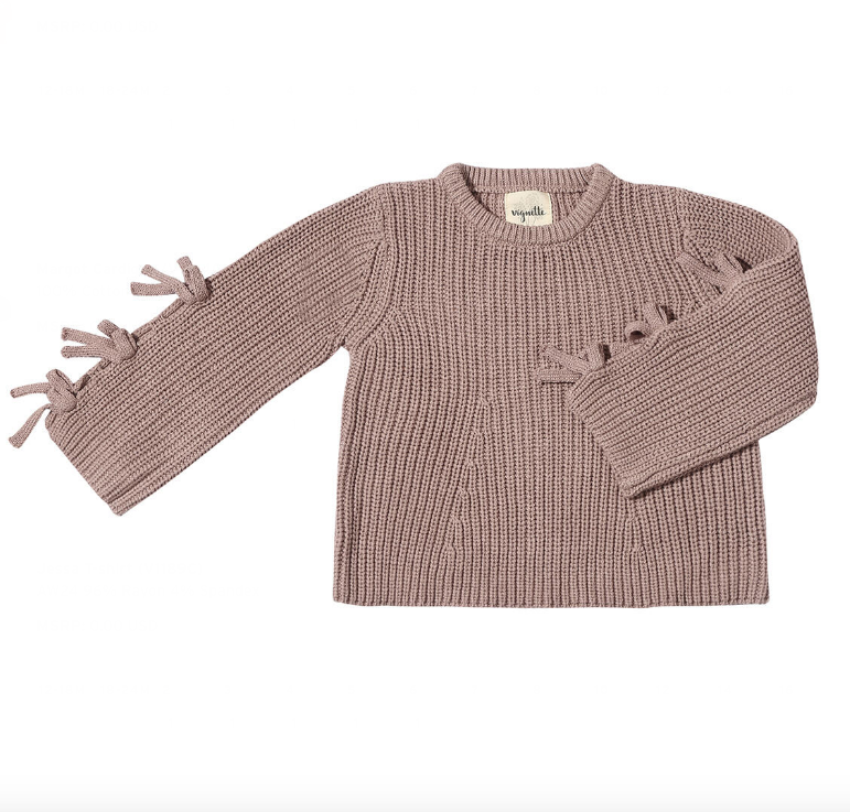 vignette vignette lavender tie sweater