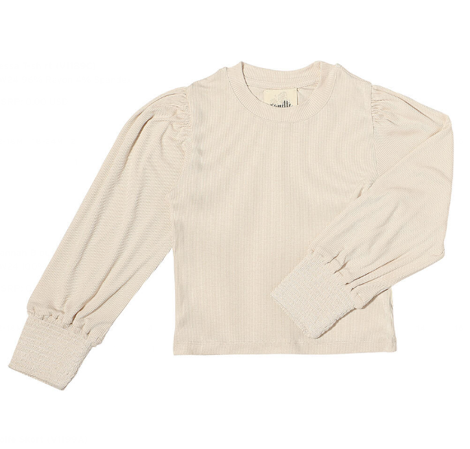 vignette vignette creme blouse
